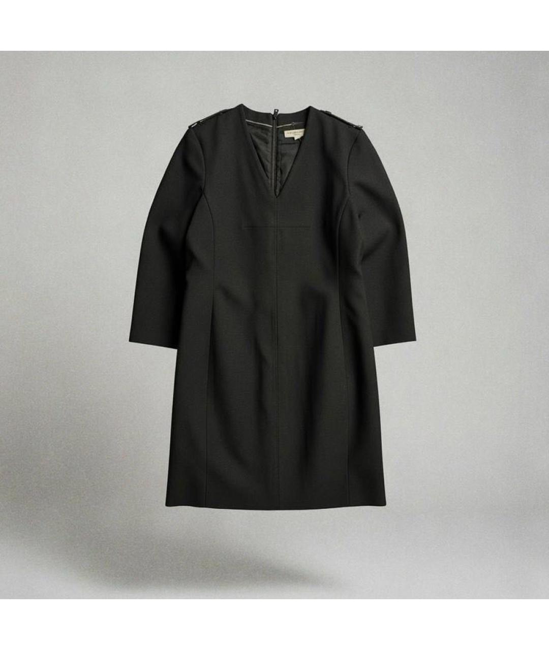 BURBERRY Черное повседневное платье, фото 9