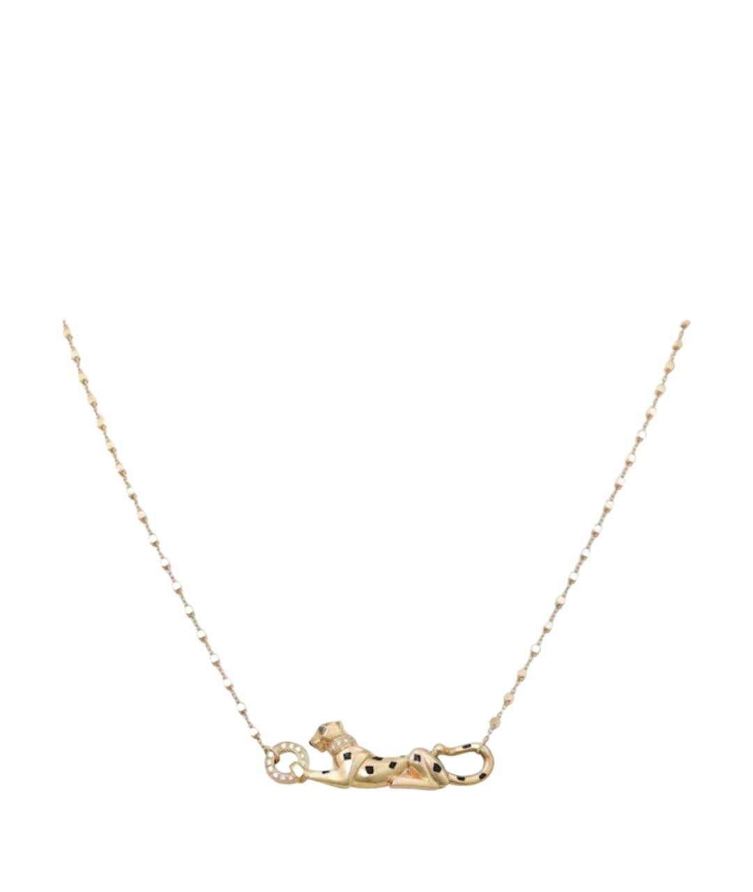 CARTIER Золотое колье из желтого золота, фото 1