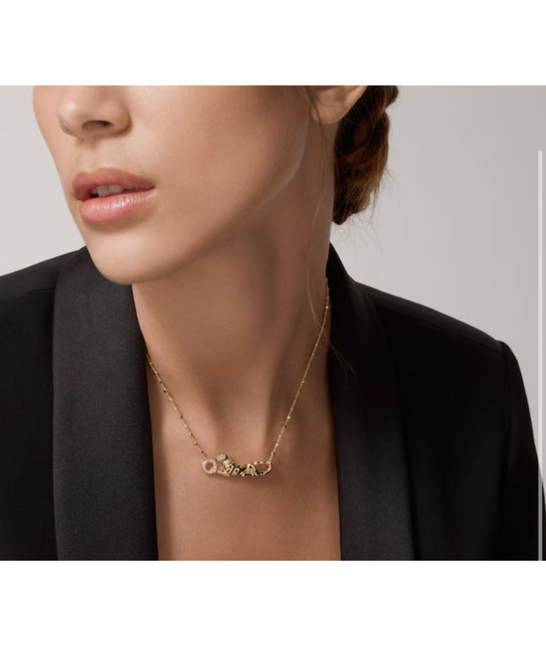 CARTIER Золотое колье из желтого золота, фото 2