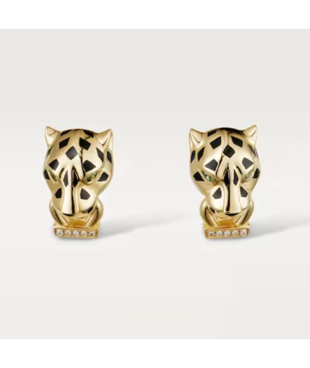 CARTIER Золотые серьги из желтого золота, фото 5