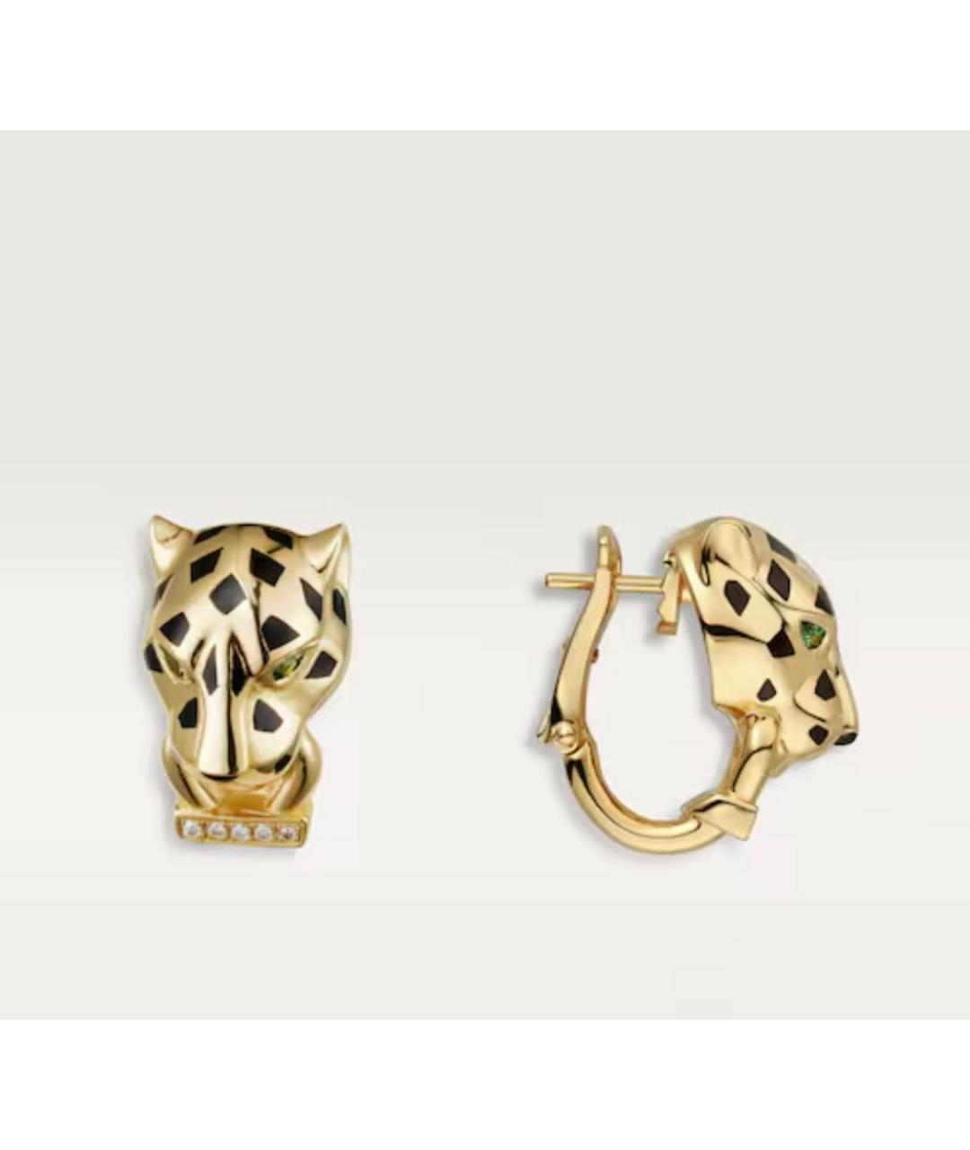 CARTIER Золотые серьги из желтого золота, фото 3