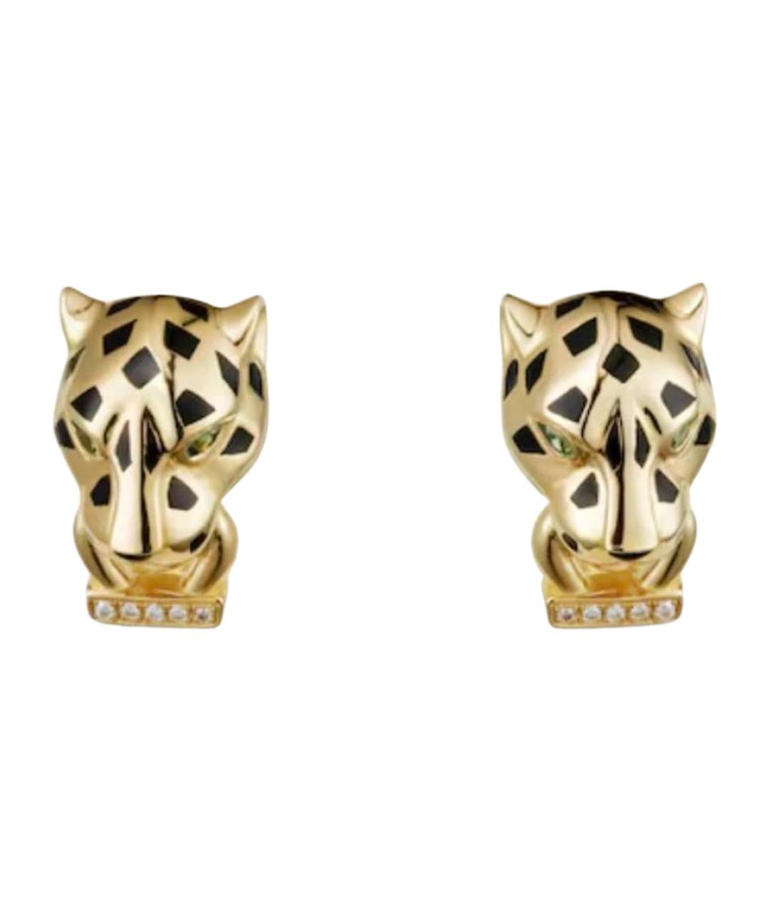 CARTIER Золотые серьги из желтого золота, фото 1