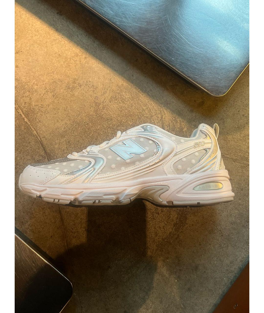 NEW BALANCE Белые синтетические кроссовки, фото 5