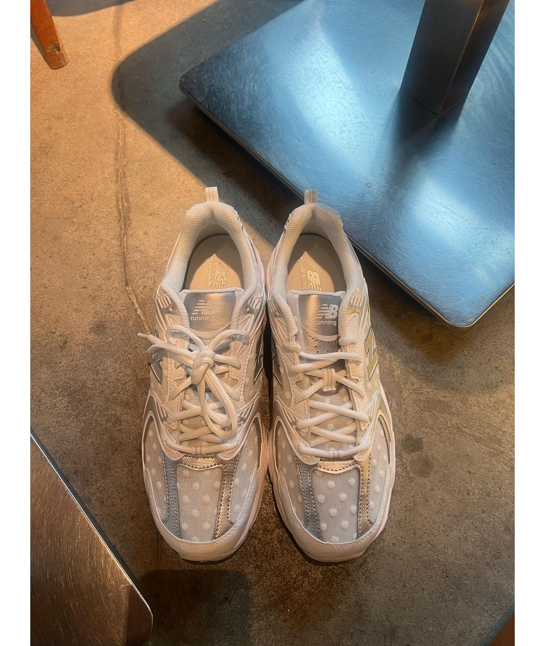 NEW BALANCE Белые синтетические кроссовки, фото 2