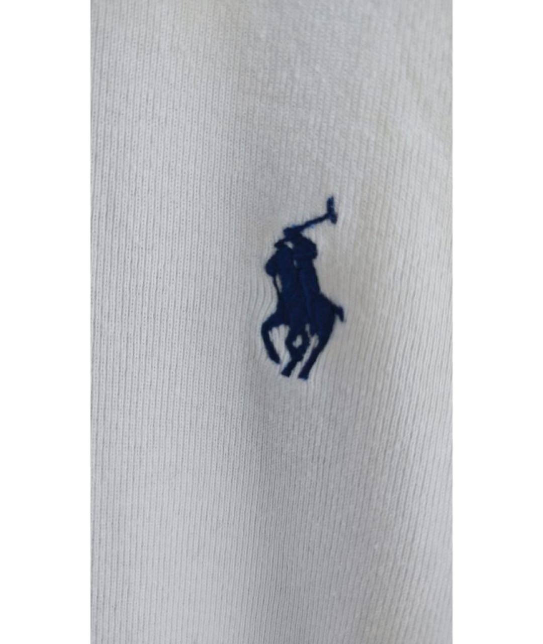 POLO RALPH LAUREN Белый хлопковый джемпер / свитер, фото 3