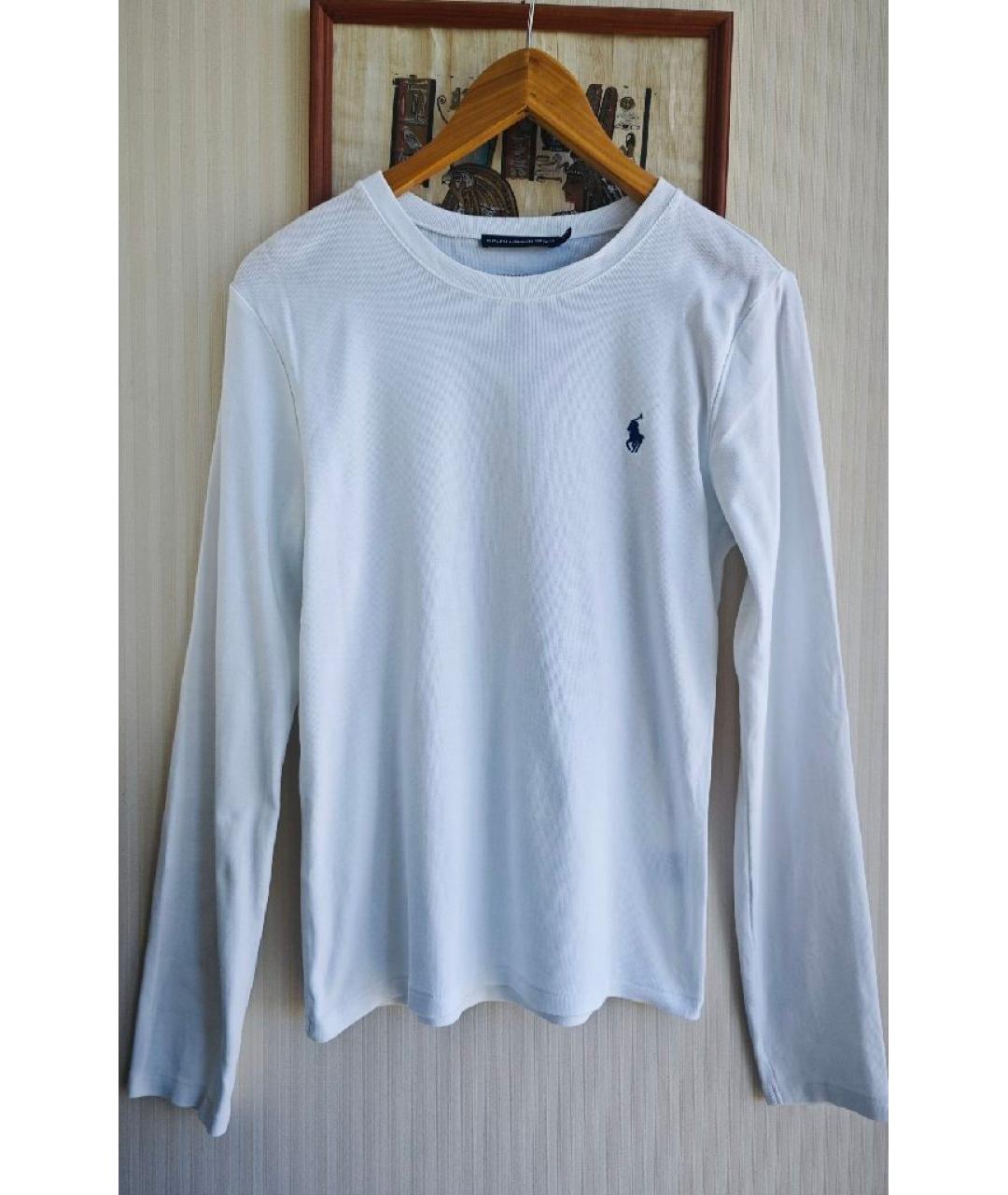 POLO RALPH LAUREN Белый хлопковый джемпер / свитер, фото 8