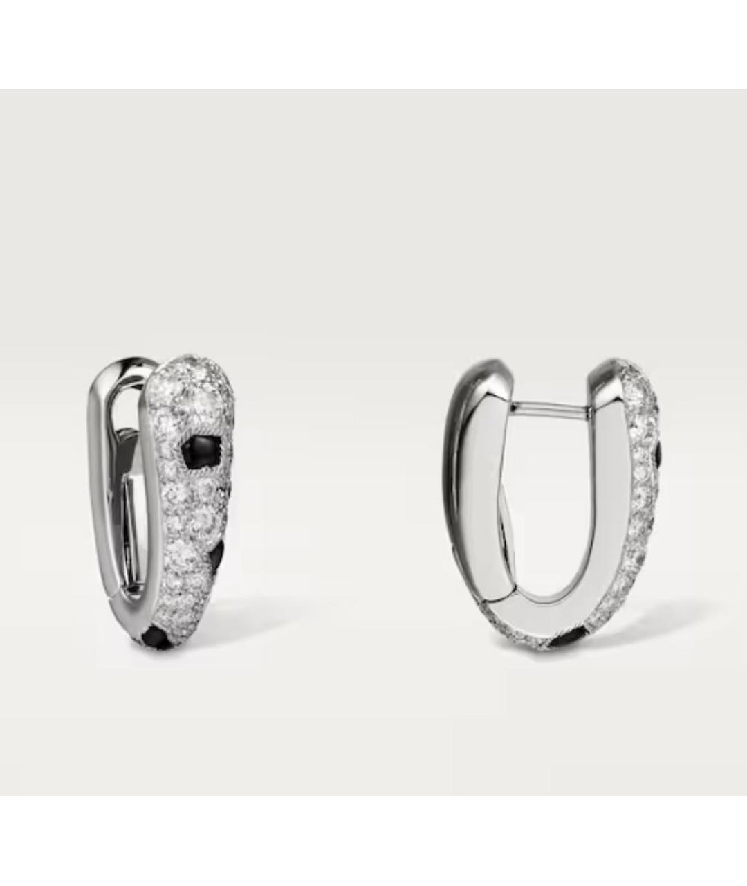 CARTIER Серебряные серьги из белого золота, фото 4