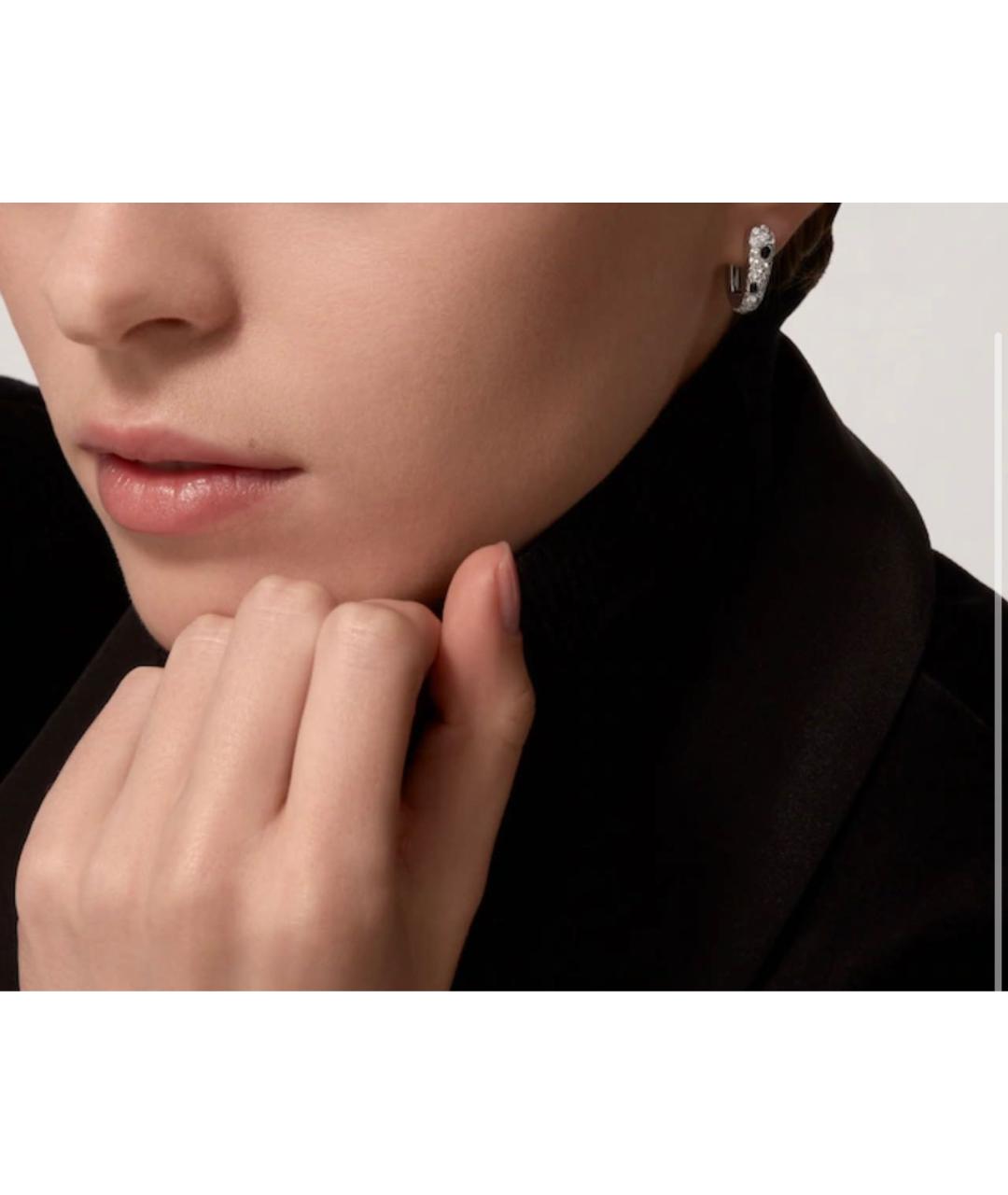 CARTIER Серебряные серьги из белого золота, фото 2