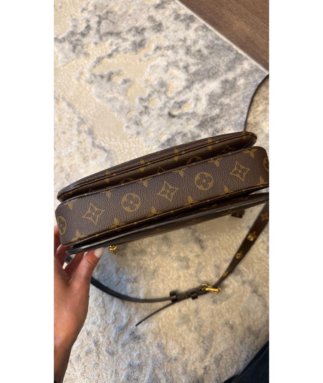 LOUIS VUITTON Коричневая сумка через плечо, фото 3