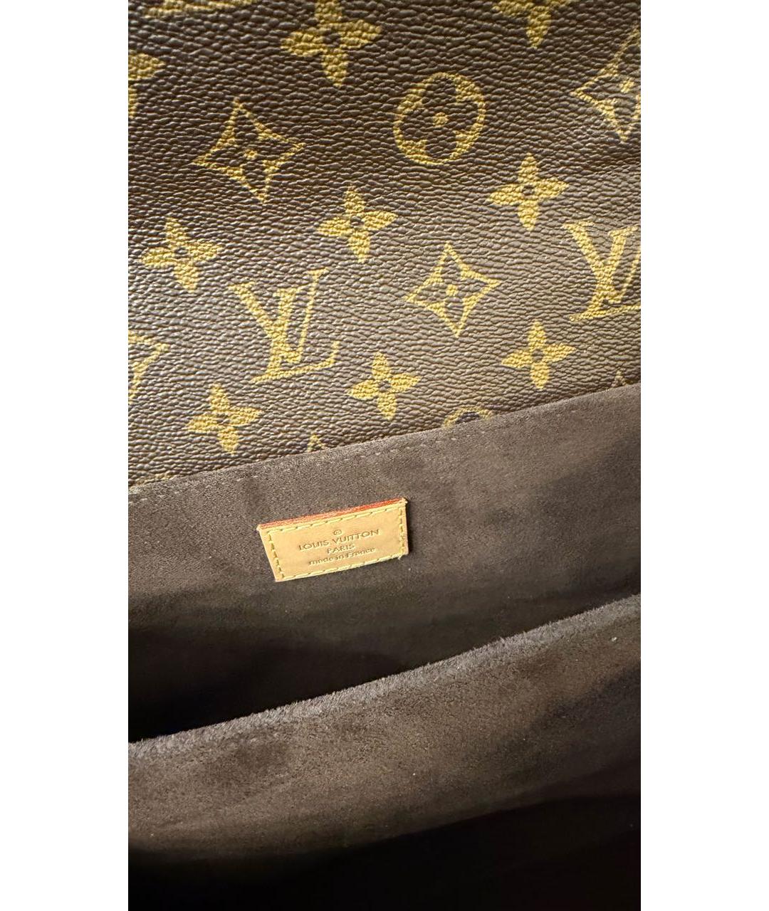 LOUIS VUITTON Коричневая сумка через плечо, фото 4