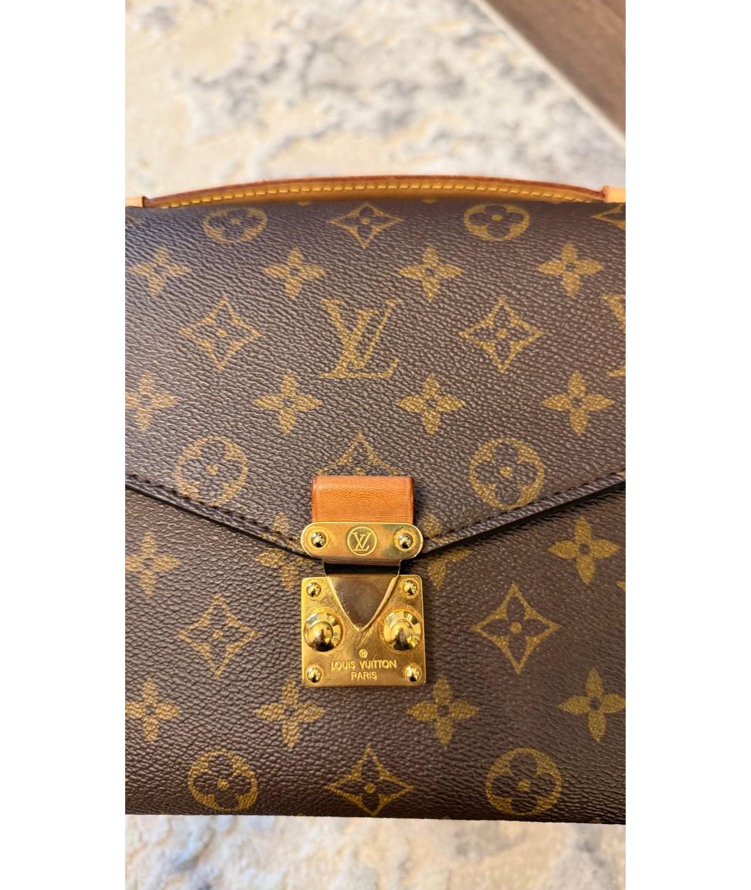 LOUIS VUITTON Коричневая сумка через плечо, фото 6