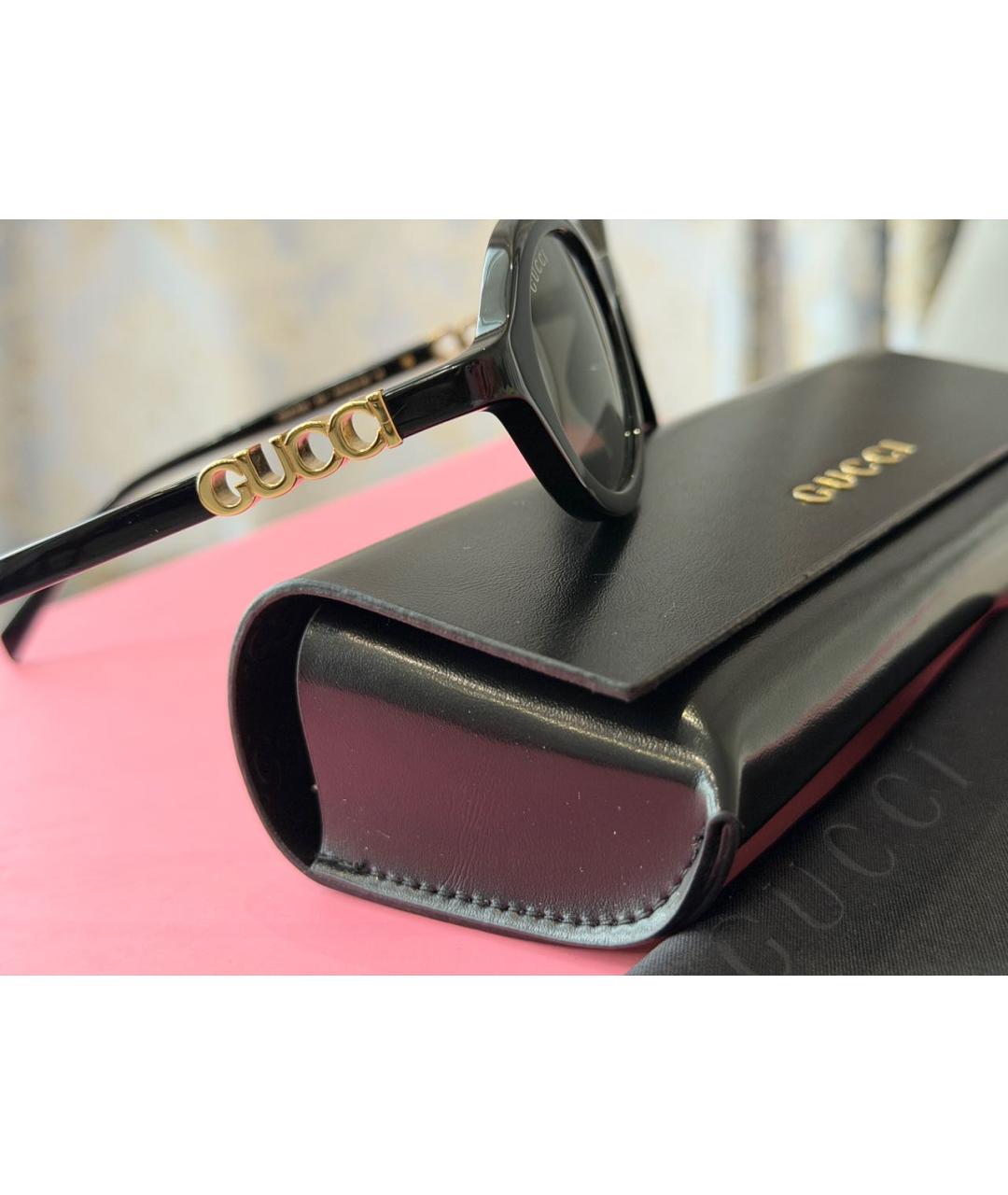 GUCCI Черные солнцезащитные очки, фото 5