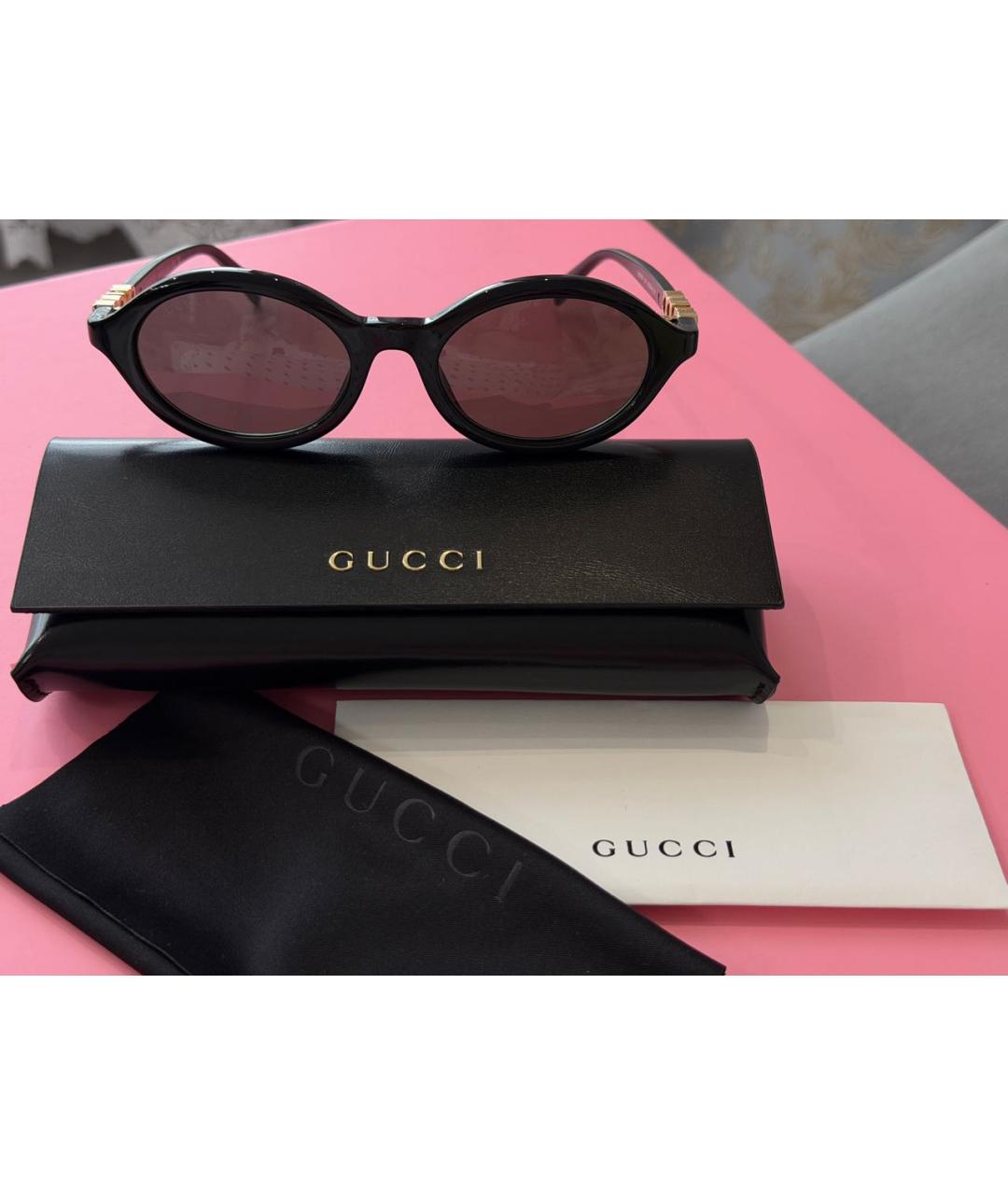 GUCCI Черные солнцезащитные очки, фото 4