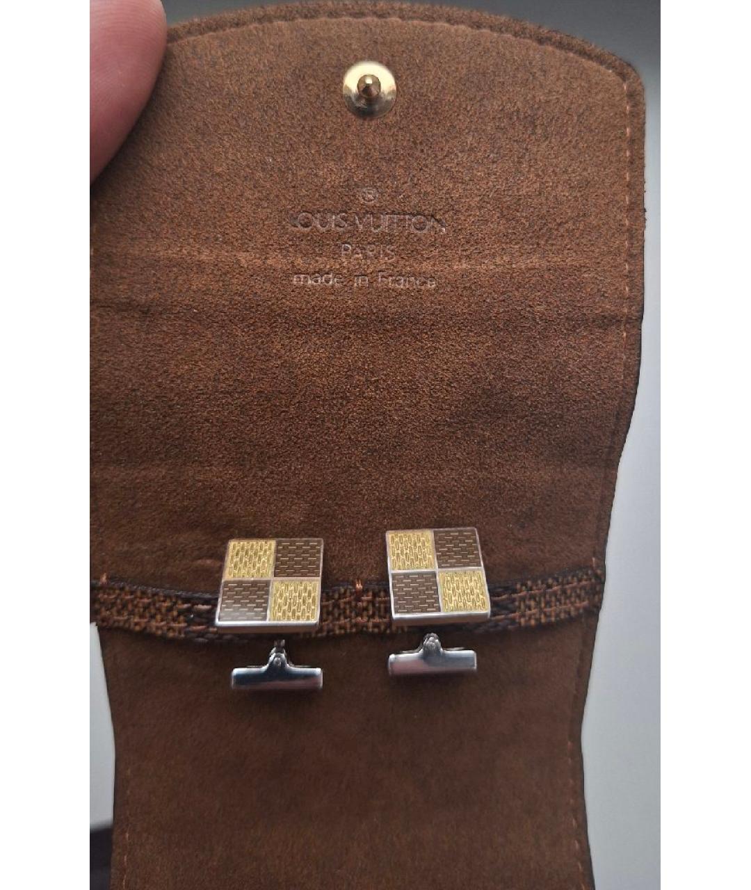 LOUIS VUITTON Мульти серебряные запонки, фото 2