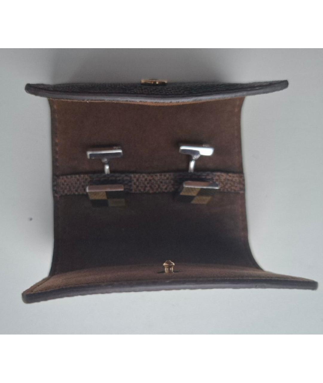 LOUIS VUITTON Мульти серебряные запонки, фото 3