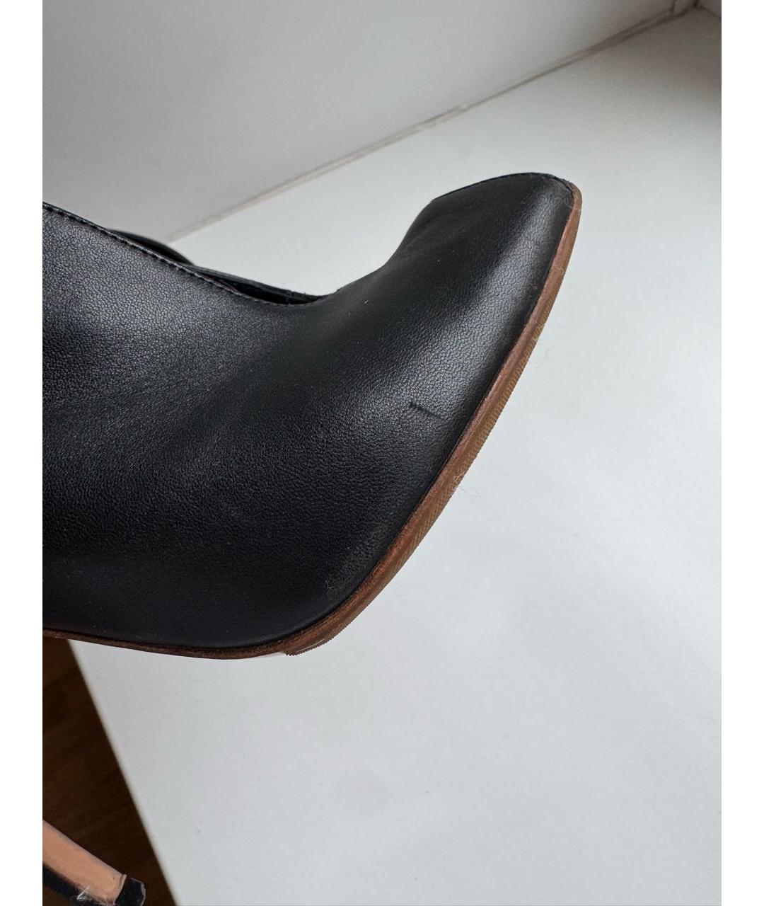 GIANVITO ROSSI Черные кожаные ботильоны, фото 7