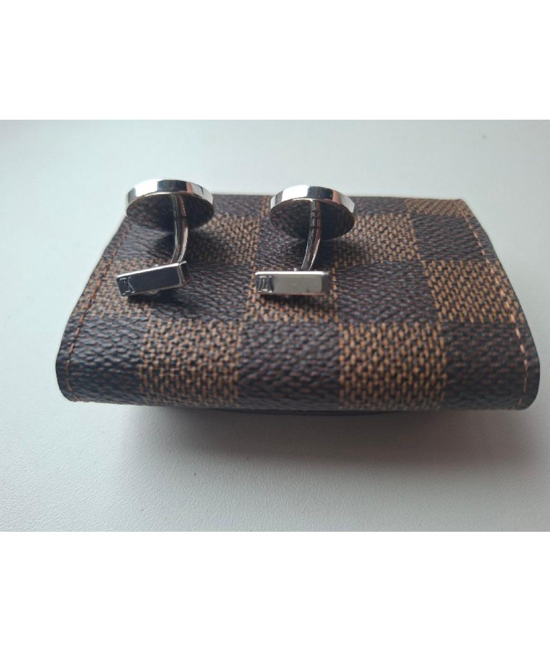 LOUIS VUITTON Мульти серебряные запонки, фото 3