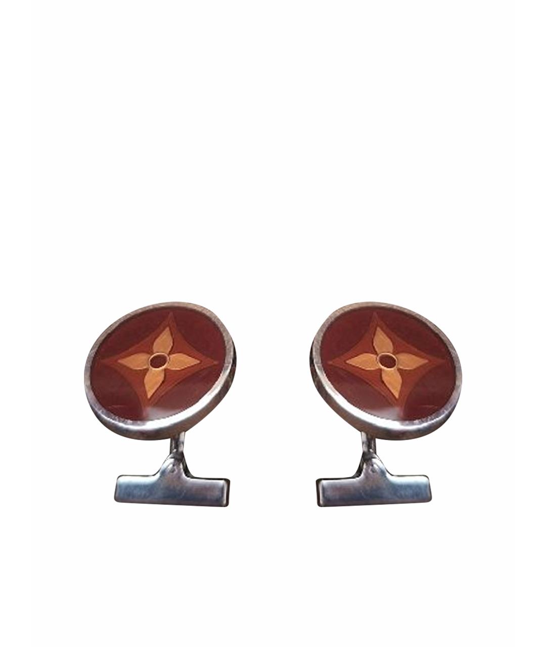 LOUIS VUITTON Мульти серебряные запонки, фото 1