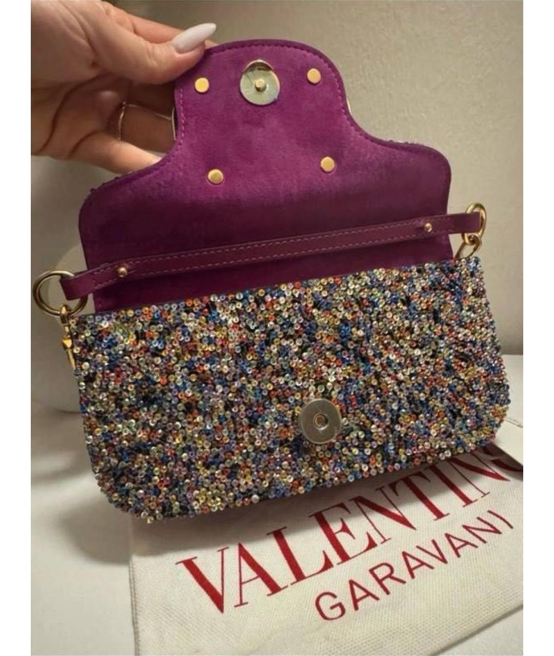 VALENTINO Мульти кожаная сумка с короткими ручками, фото 5