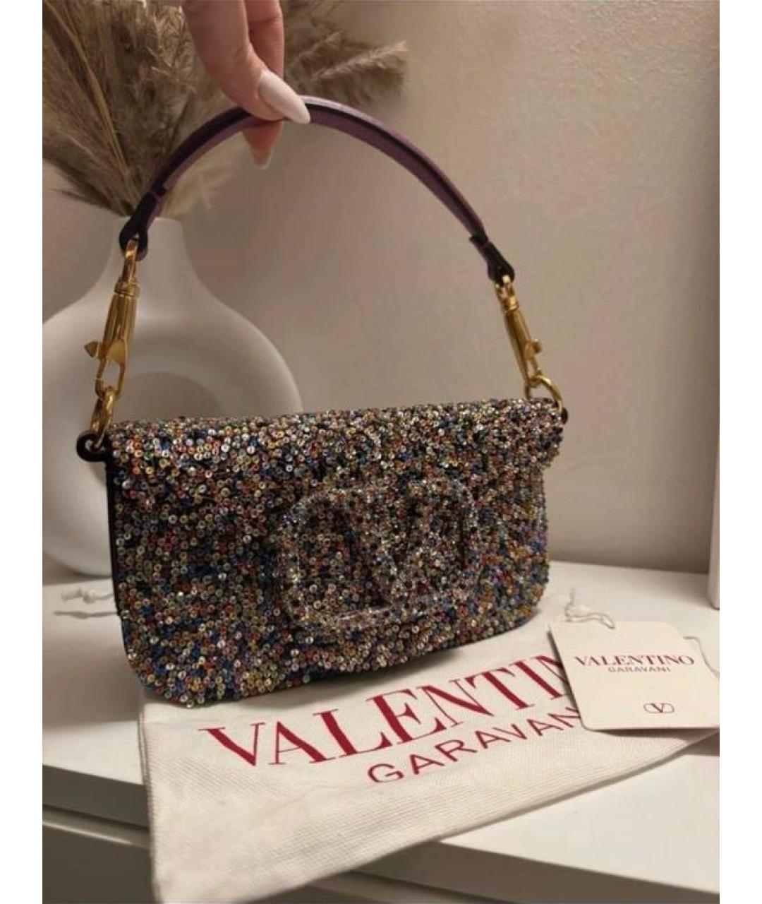 VALENTINO Мульти кожаная сумка с короткими ручками, фото 3