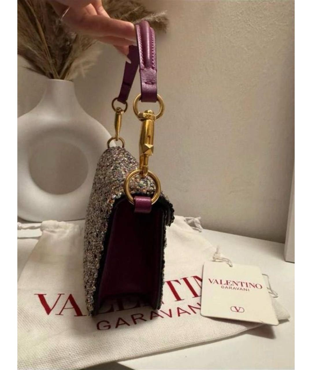 VALENTINO Мульти кожаная сумка с короткими ручками, фото 7