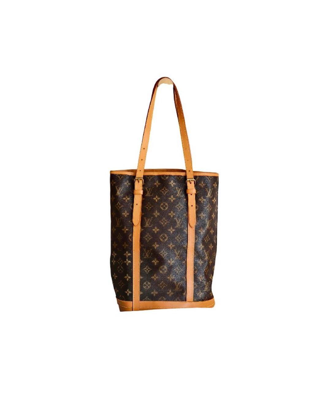 LOUIS VUITTON Коричневая сумка тоут, фото 6