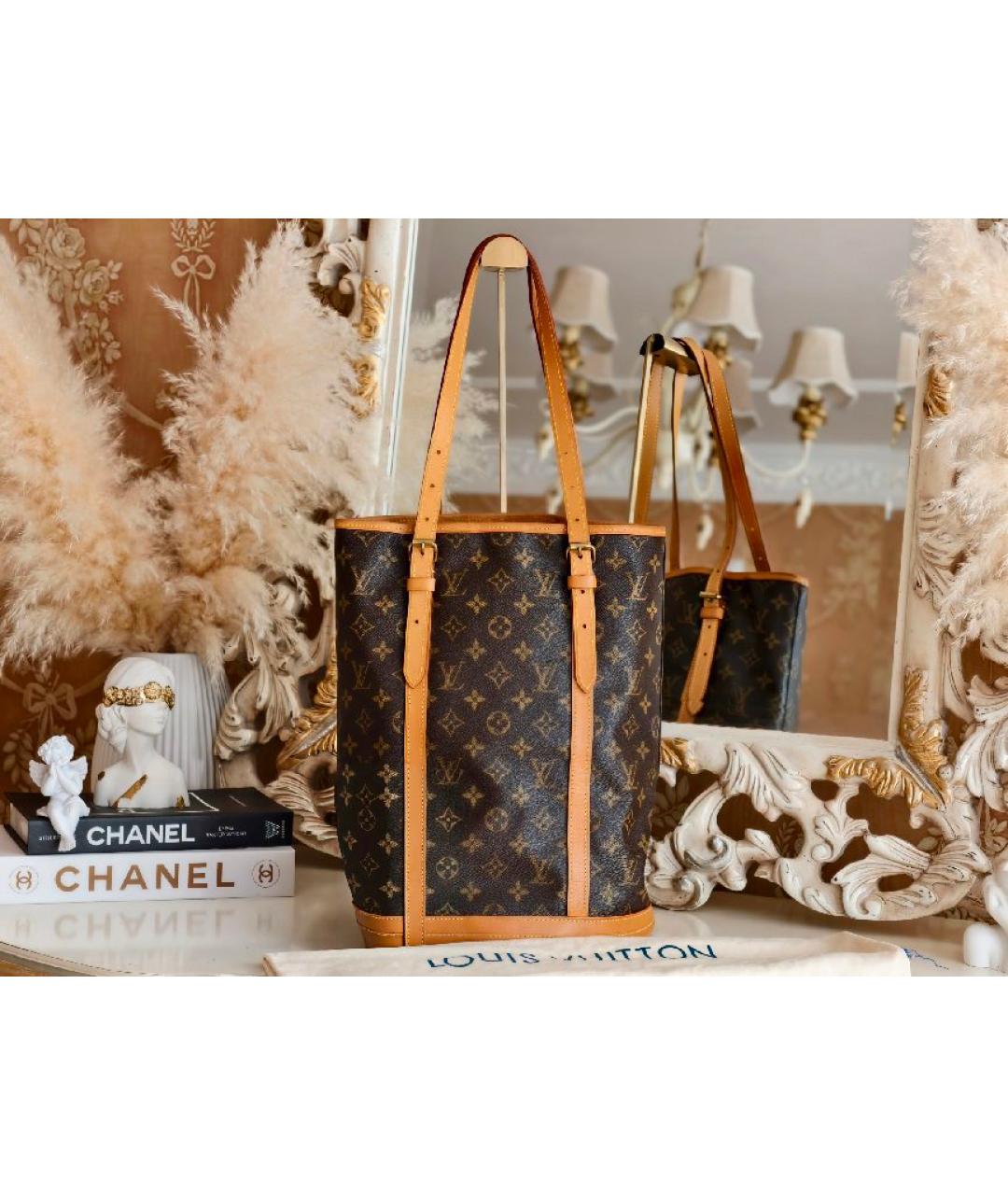 LOUIS VUITTON Коричневая сумка тоут, фото 2