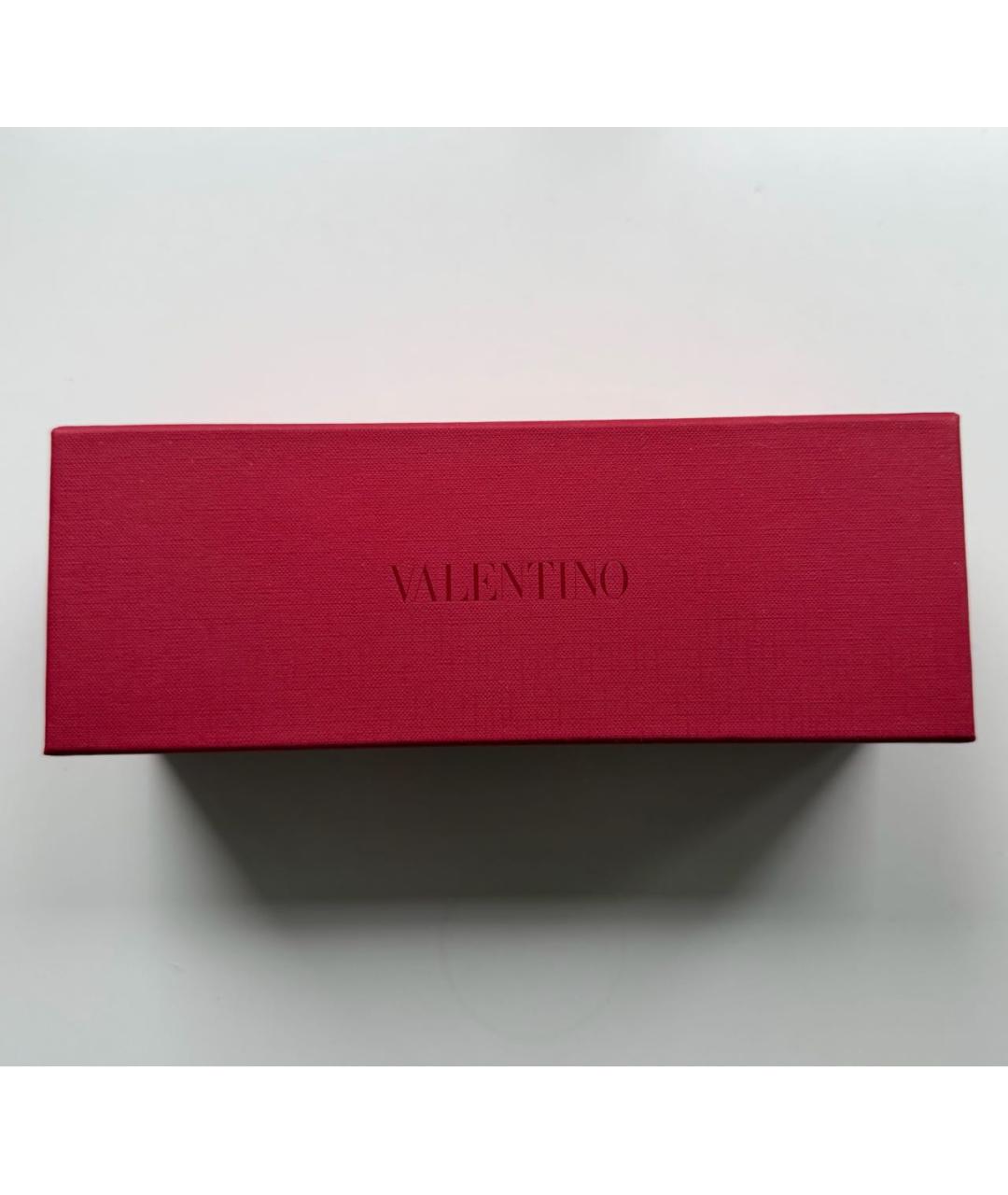 VALENTINO Золотые металлические солнцезащитные очки, фото 6
