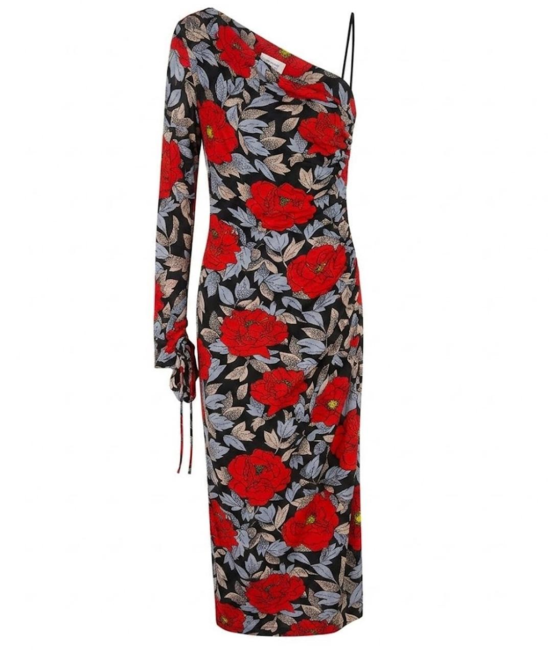 DIANE VON FURSTENBERG Мульти коктейльное платье, фото 1