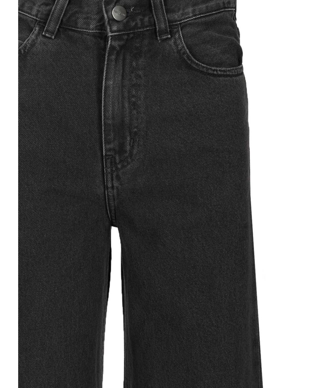 CARHARTT WIP Черные хлопковые прямые джинсы, фото 4
