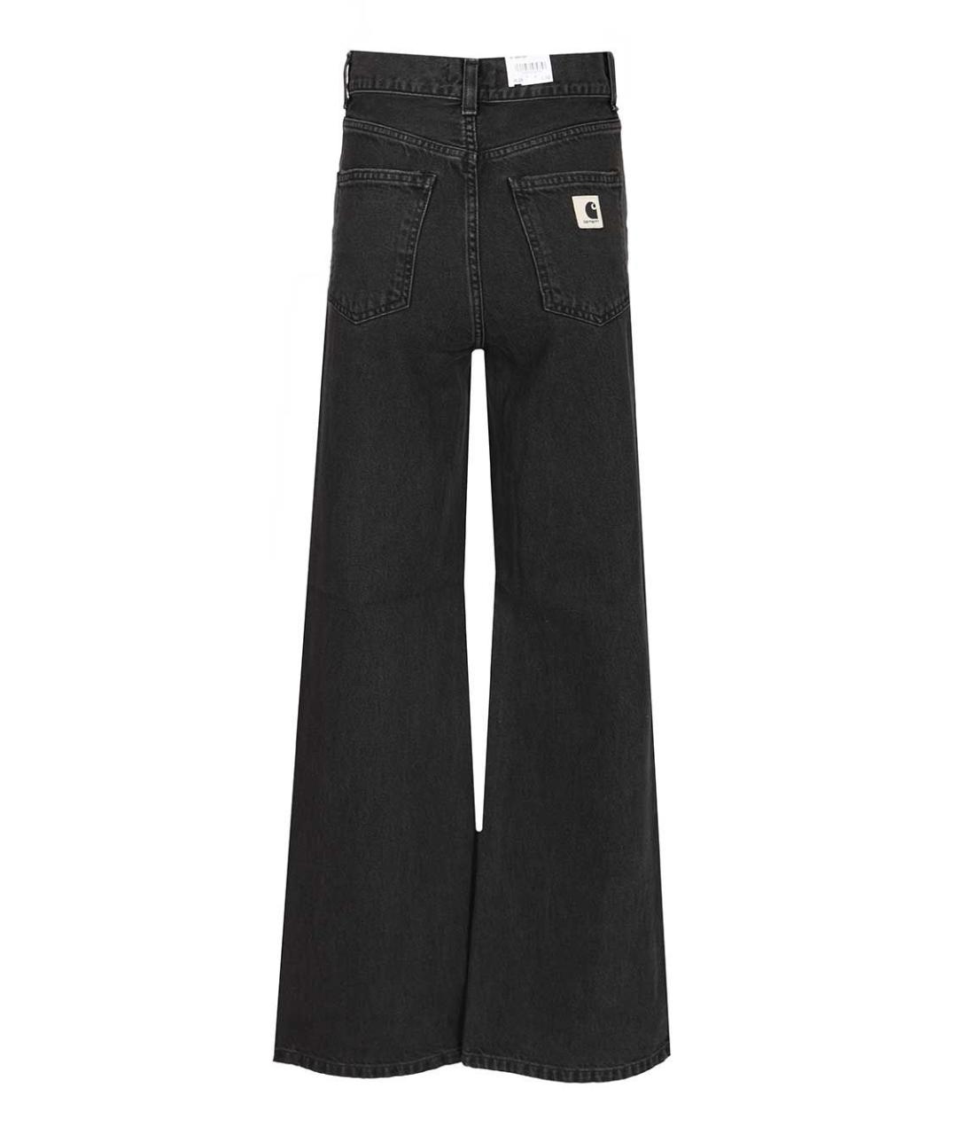 CARHARTT WIP Черные хлопковые прямые джинсы, фото 2