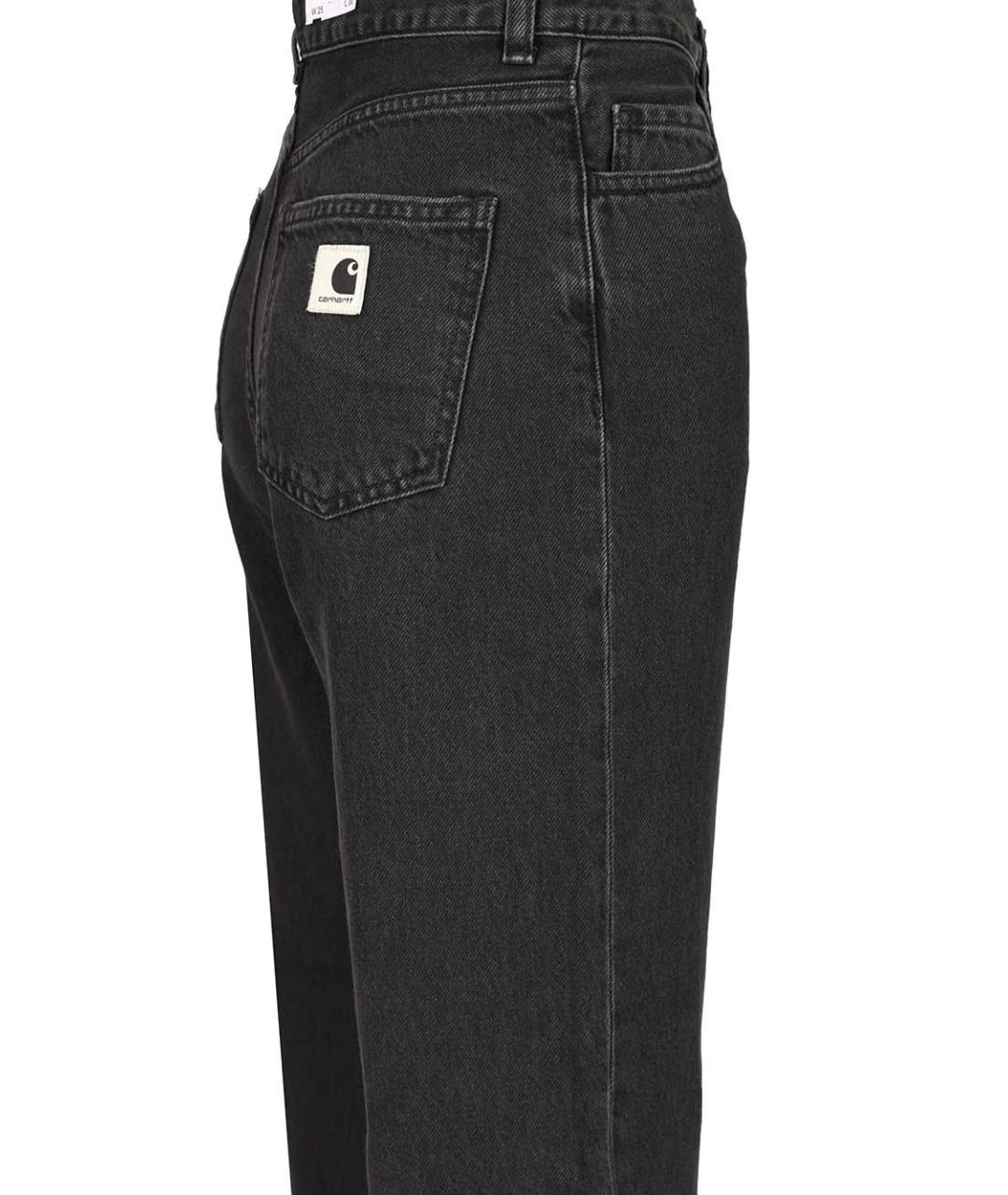 CARHARTT WIP Черные хлопковые прямые джинсы, фото 3