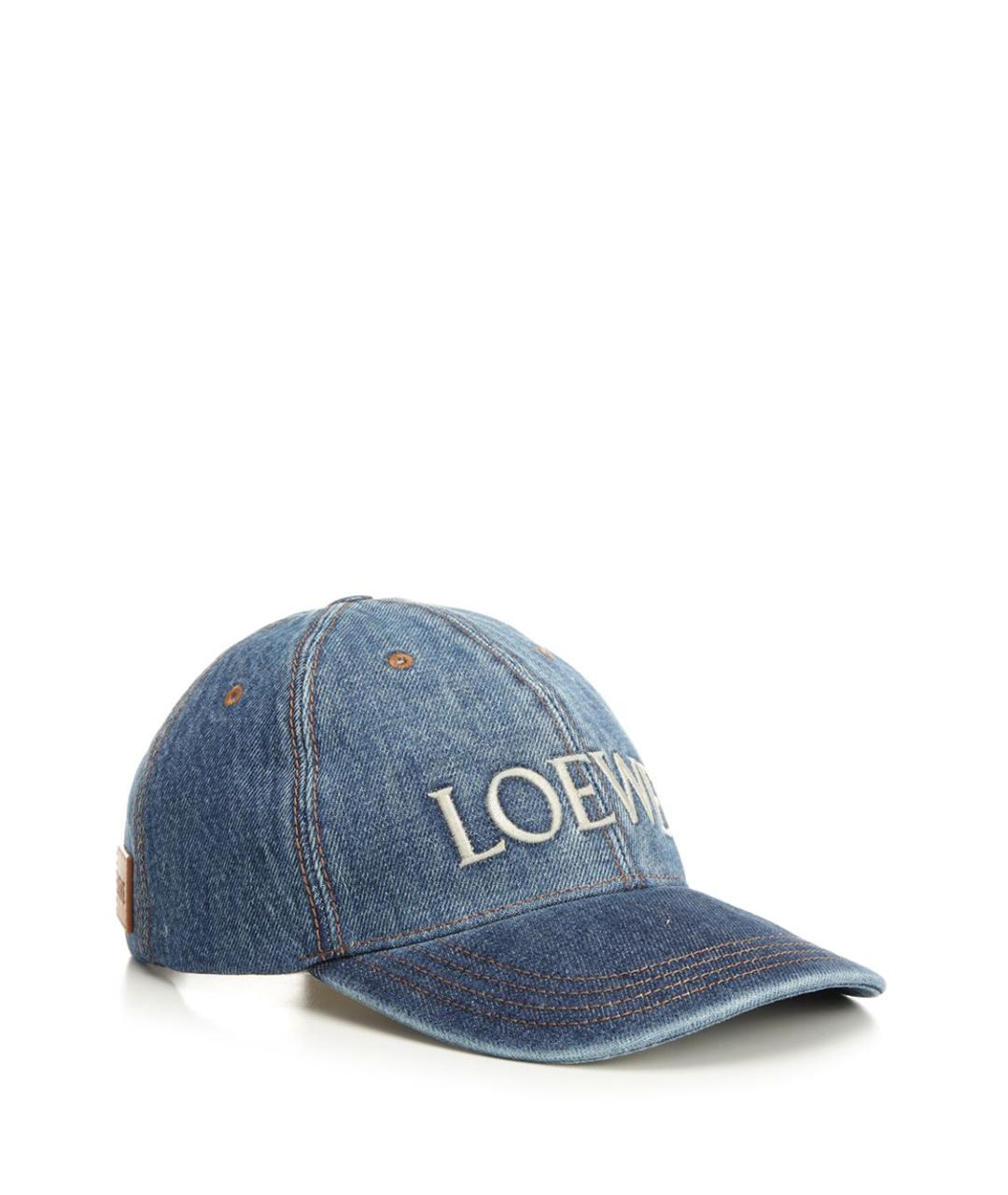 LOEWE Синяя хлопковая кепка, фото 2