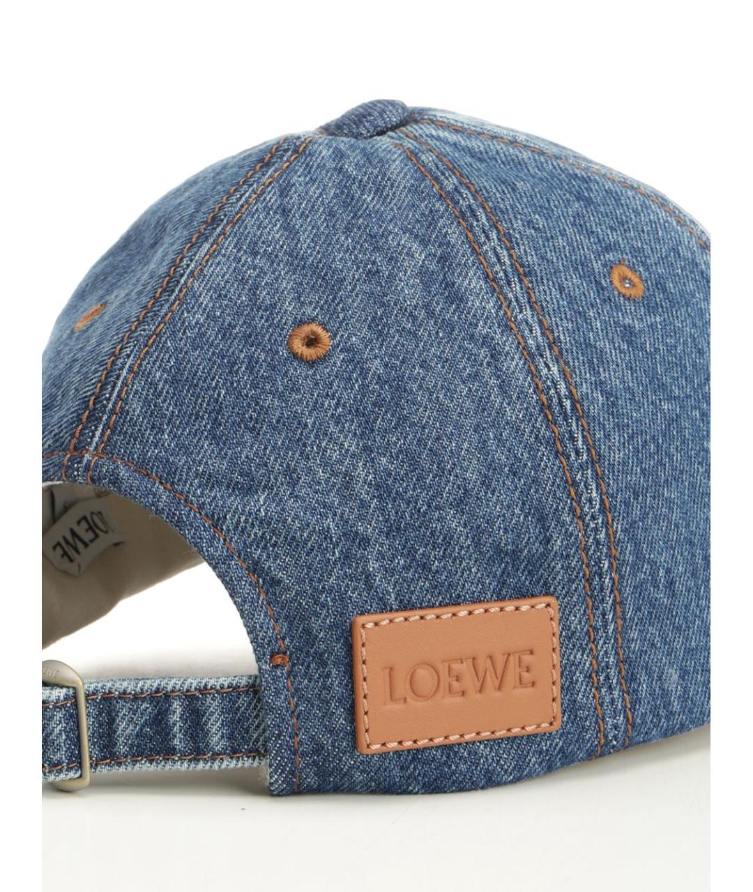 LOEWE Синяя хлопковая кепка, фото 4