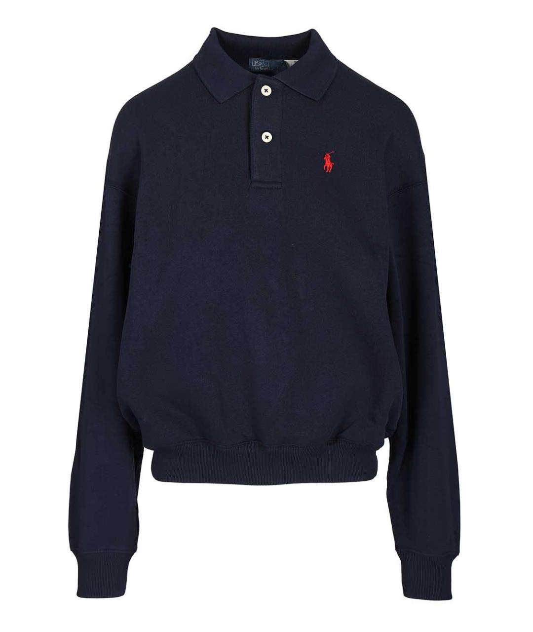 POLO RALPH LAUREN Синий хлопковый джемпер / свитер, фото 1
