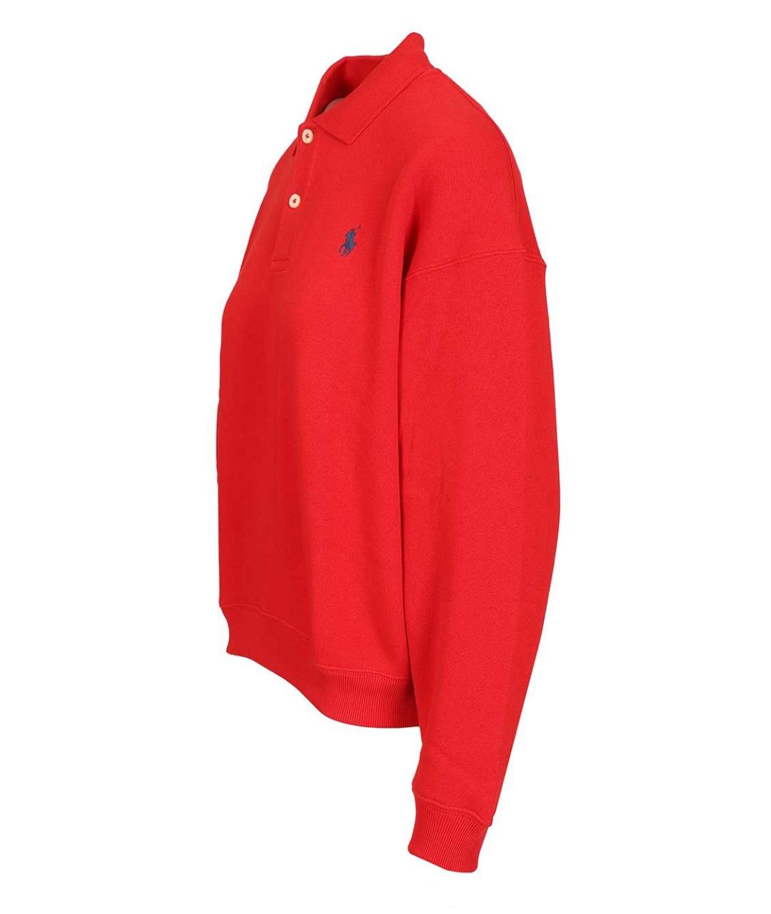 POLO RALPH LAUREN Красный хлопковый джемпер / свитер, фото 4