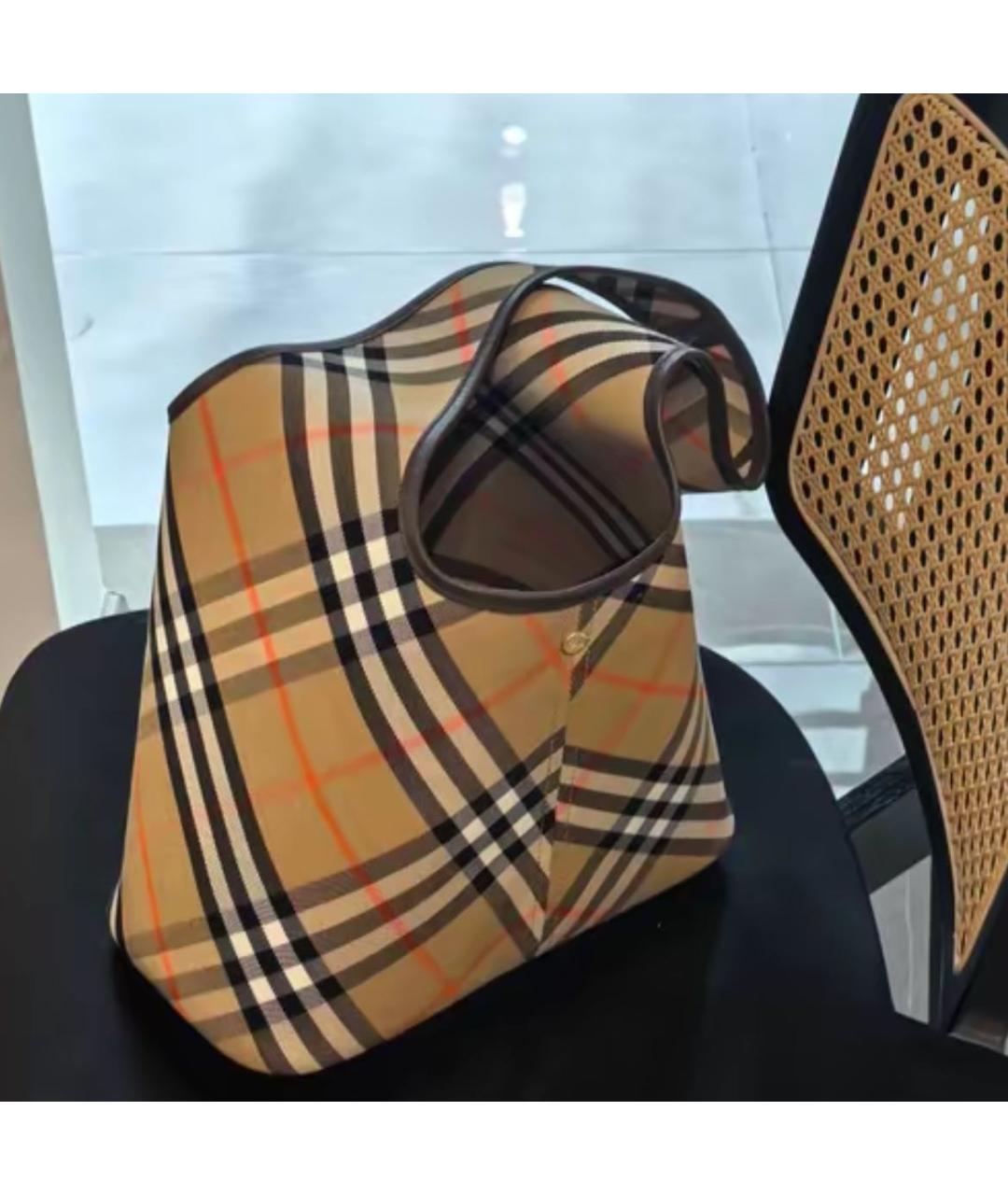 BURBERRY Бежевая сумка тоут, фото 6
