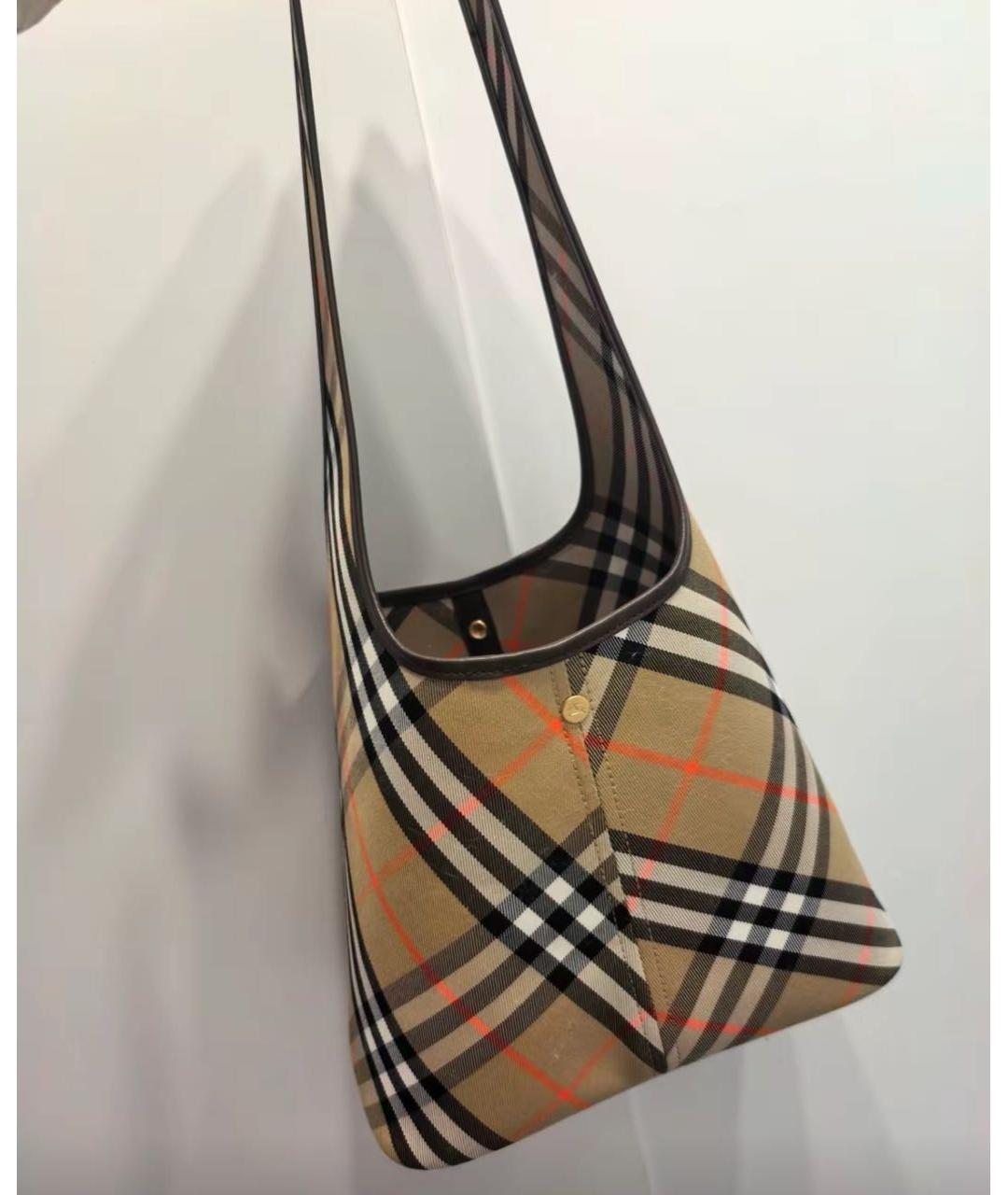 BURBERRY Бежевая сумка тоут, фото 5