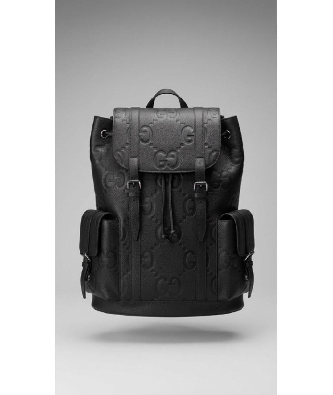 GUCCI Черный кожаный рюкзак, фото 7