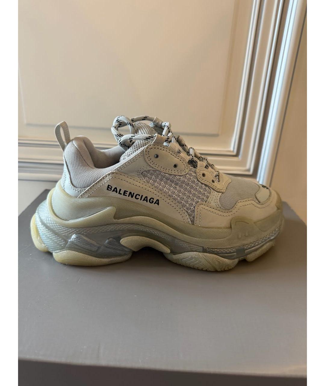 BALENCIAGA Серые кроссовки, фото 9