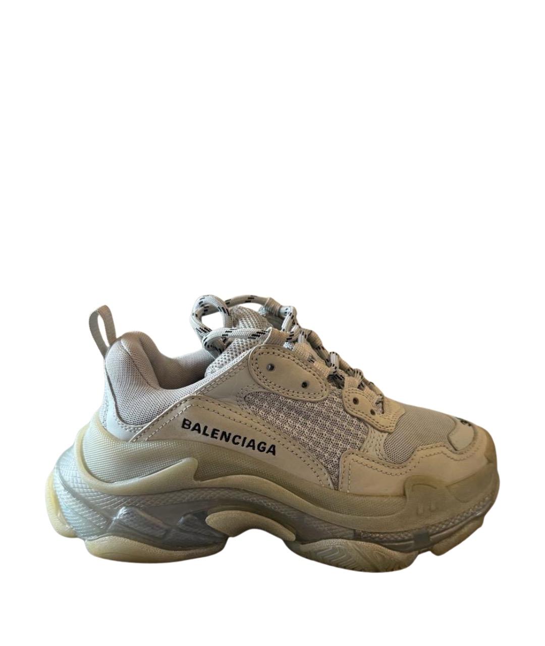 BALENCIAGA Серые кроссовки, фото 1