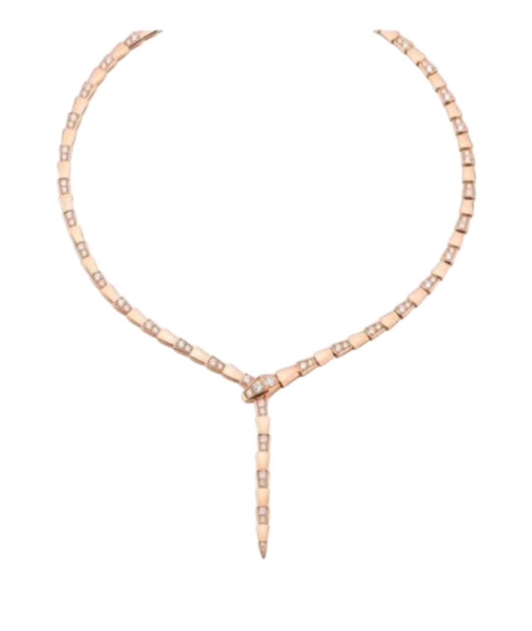 BVLGARI Золотое колье из розового золота, фото 1