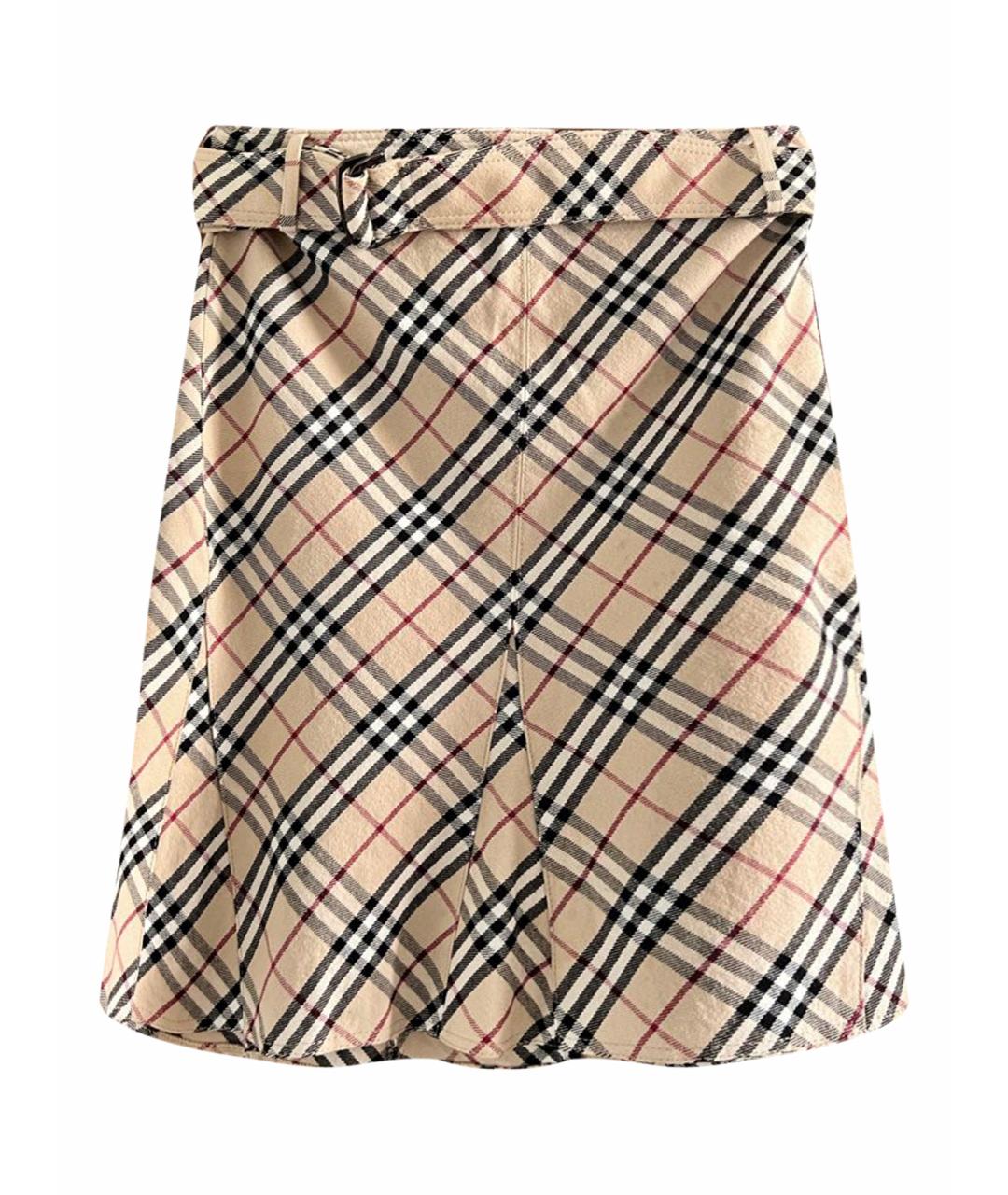 BURBERRY Мульти деним юбка миди, фото 1