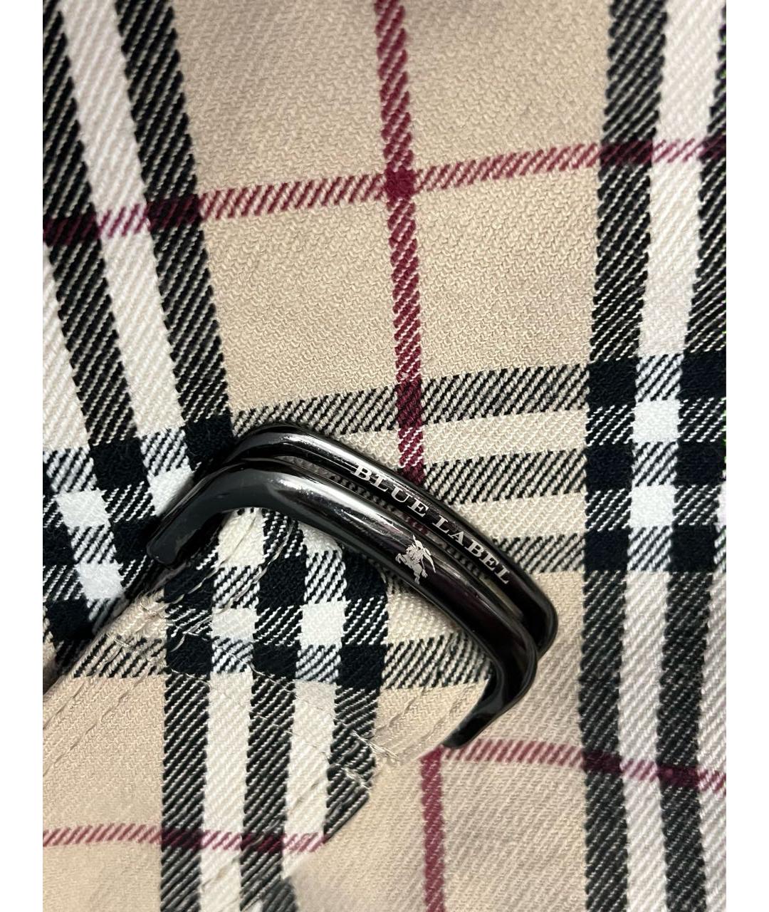 BURBERRY Мульти деним юбка миди, фото 4