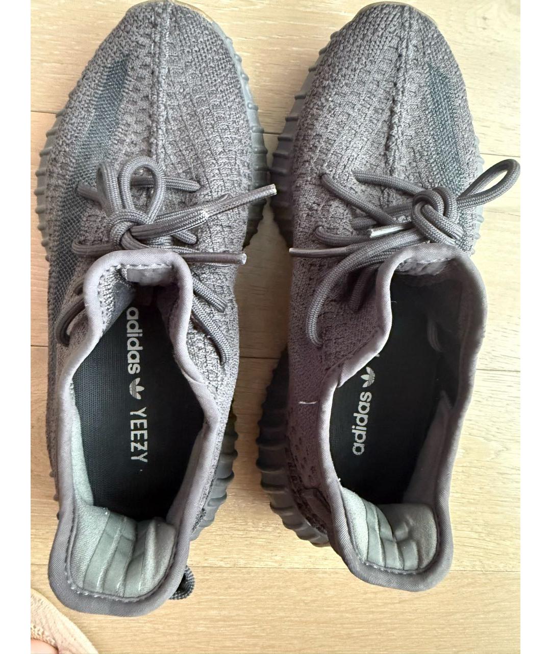 ADIDAS YEEZY Коричневые синтетические кроссовки, фото 3