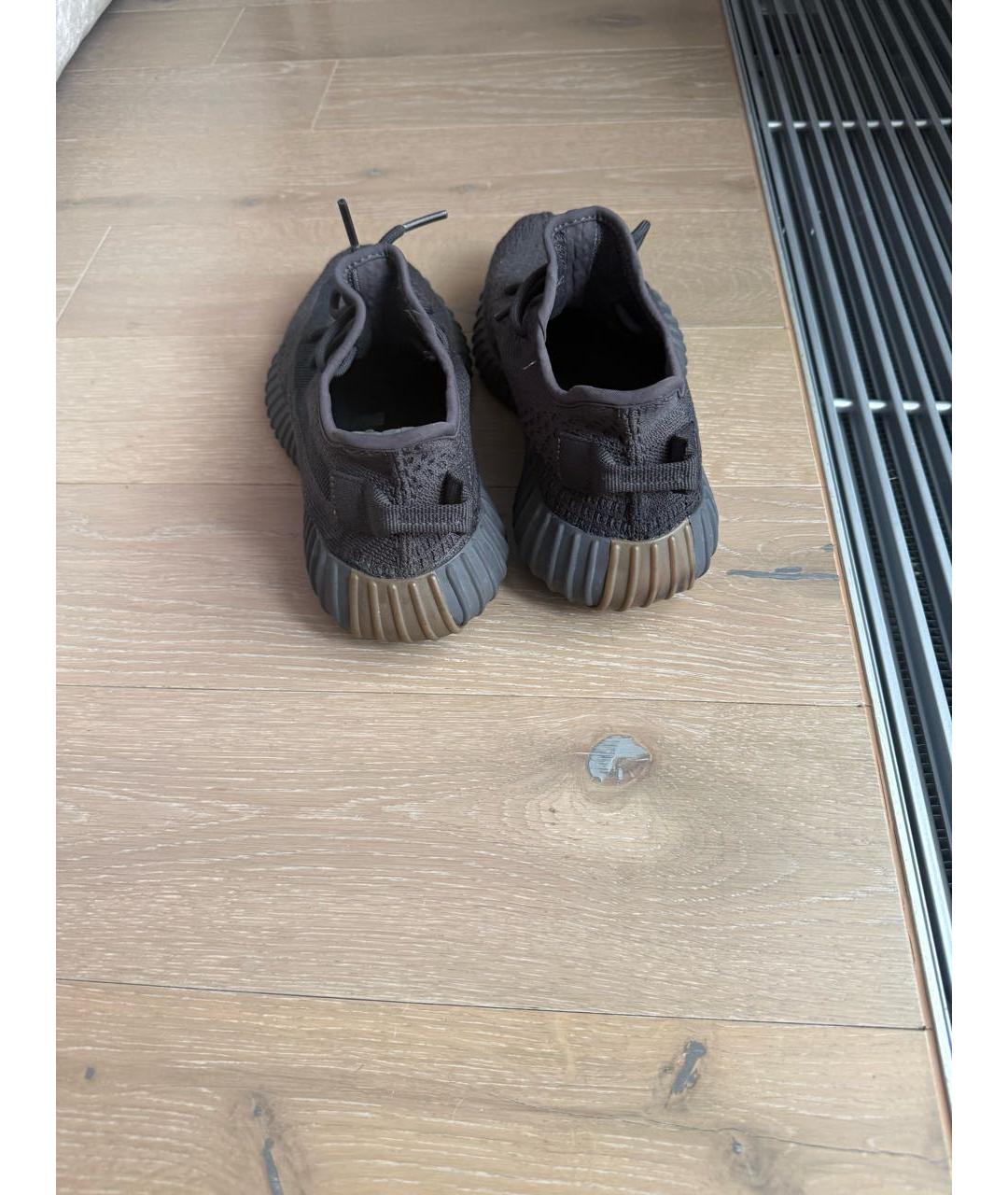 ADIDAS YEEZY Коричневые синтетические кроссовки, фото 4
