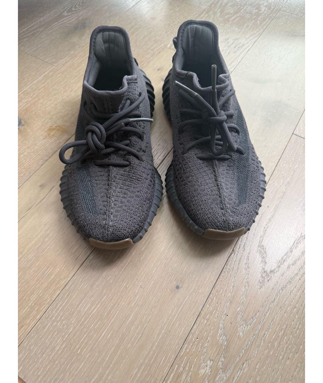 ADIDAS YEEZY Коричневые синтетические кроссовки, фото 2