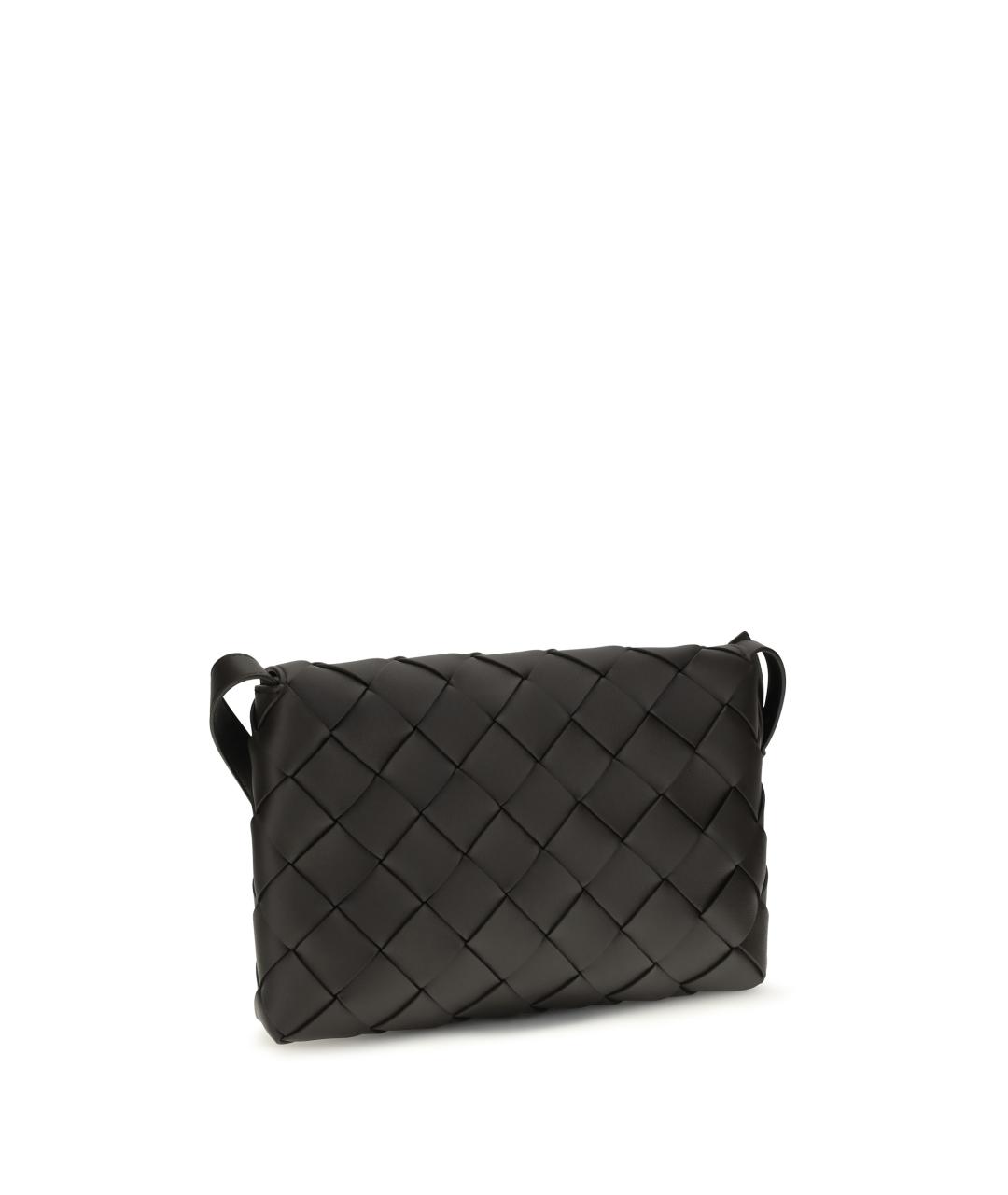 BOTTEGA VENETA Коричневая кожаная сумка на плечо, фото 3