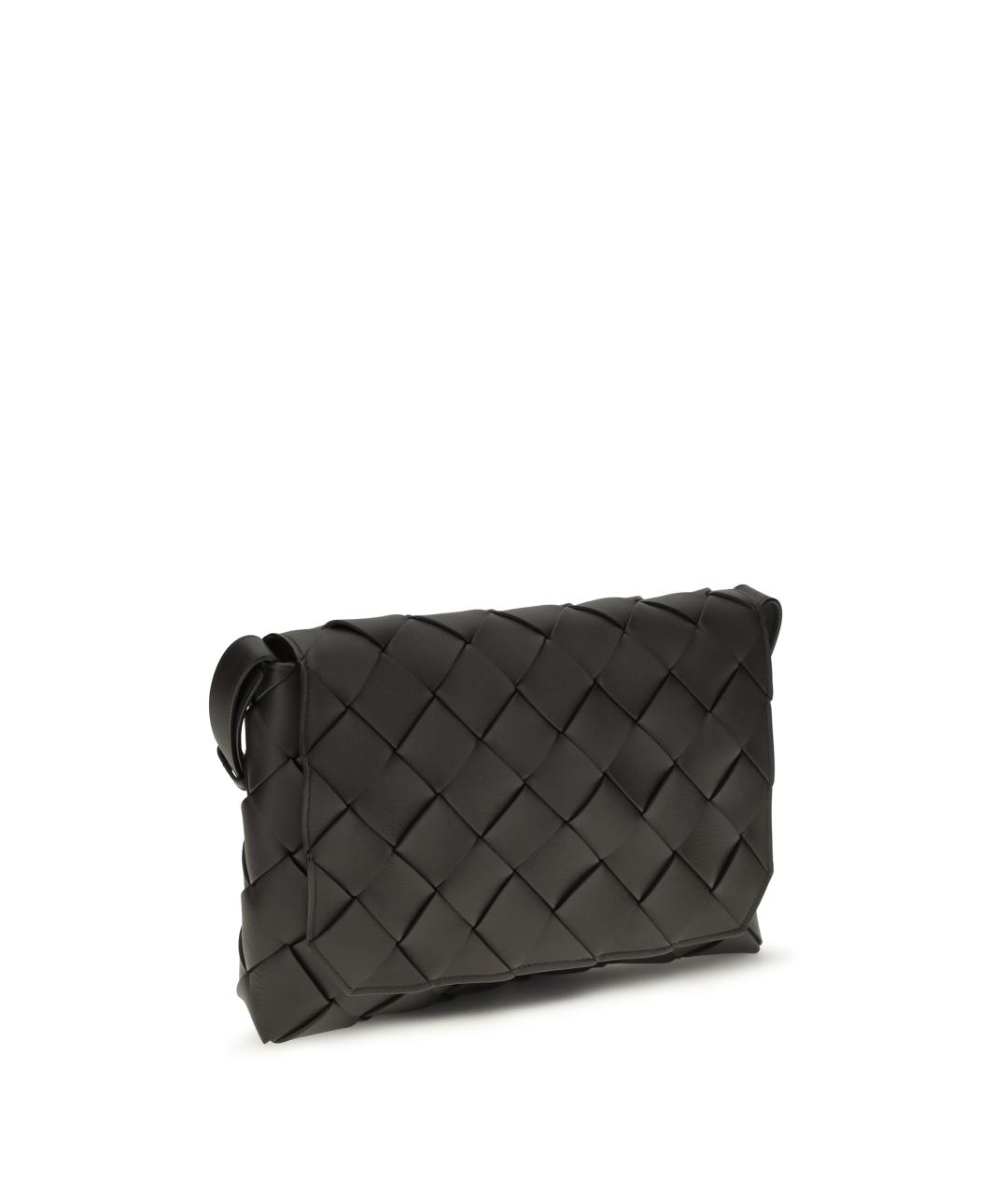 BOTTEGA VENETA Коричневая кожаная сумка на плечо, фото 2