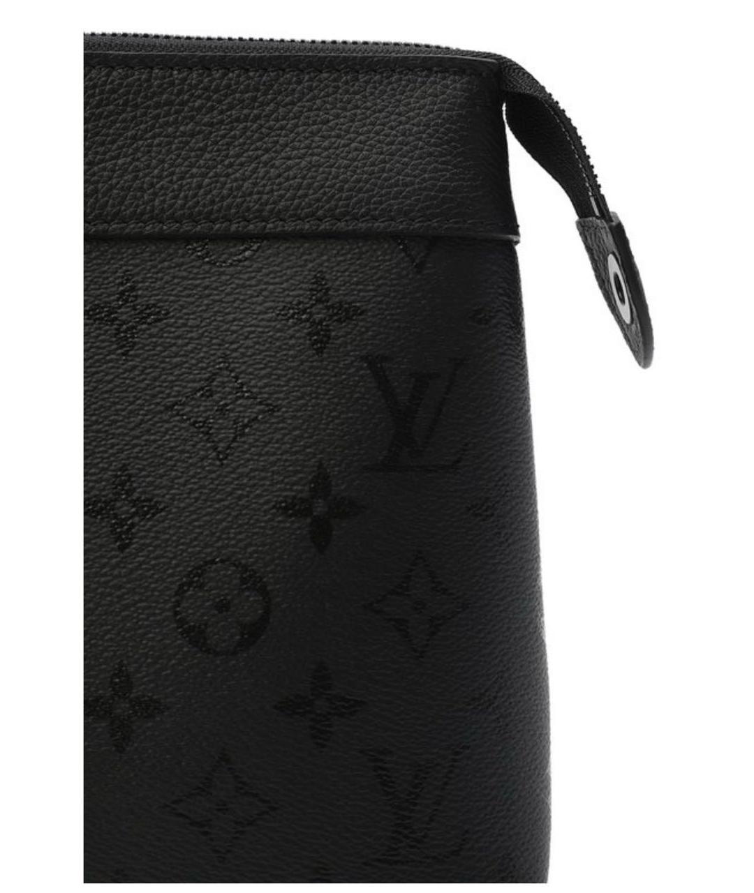 LOUIS VUITTON Черная барсетка, фото 5